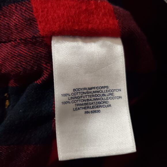 Lands End Square Rigger Traditional Fit Flannel Plaid Lined Jeans Mens Size 38 - Picture 12 of 14